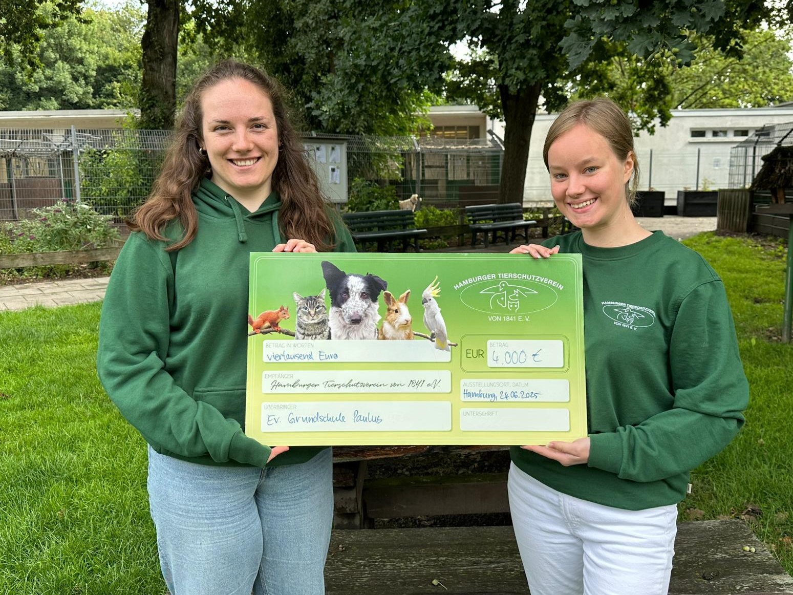 Kleine Schule ganz groß – super sportliche Leistung und großzügige Spende